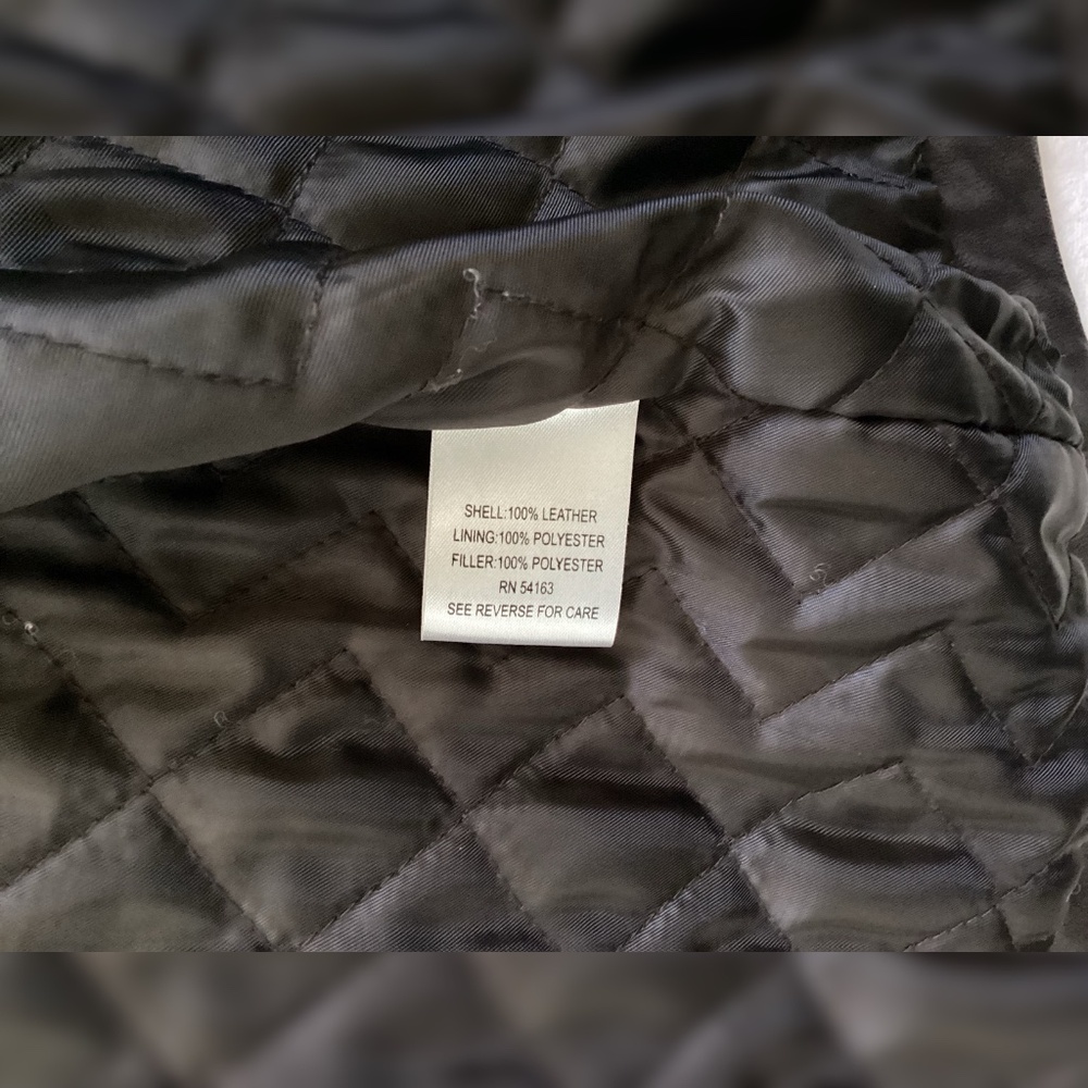 Calvin Klein Genuine Leather Men’sJacket XL • Brownish Black • Classic Zip Front - Picture 5 of 15